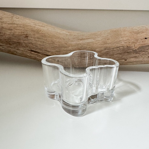 ✨ Iittala Alvar Aalto Collection Glass Votive Candle Holder/Bowl - Clear ✨ - Picture 4 of 5